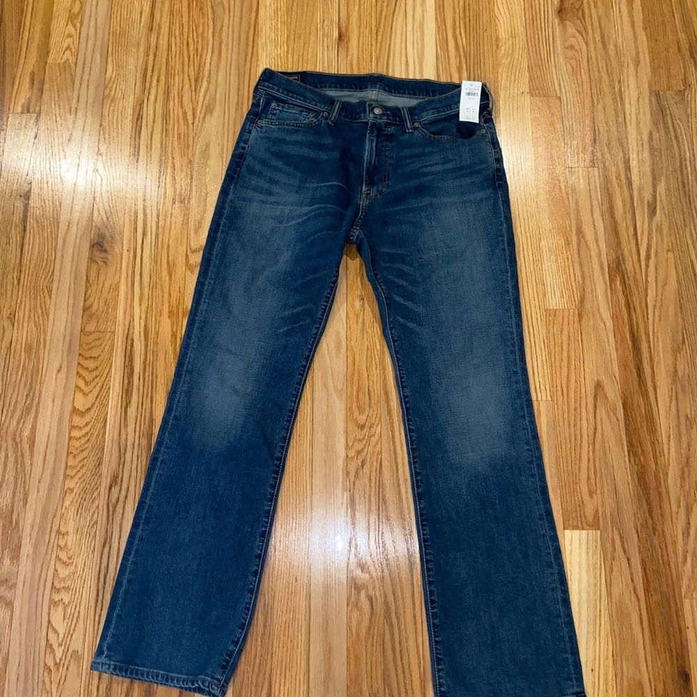 Brand new men’s Abercrombie bootcut jeans